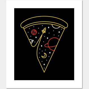 Space Pizza Posters and Art